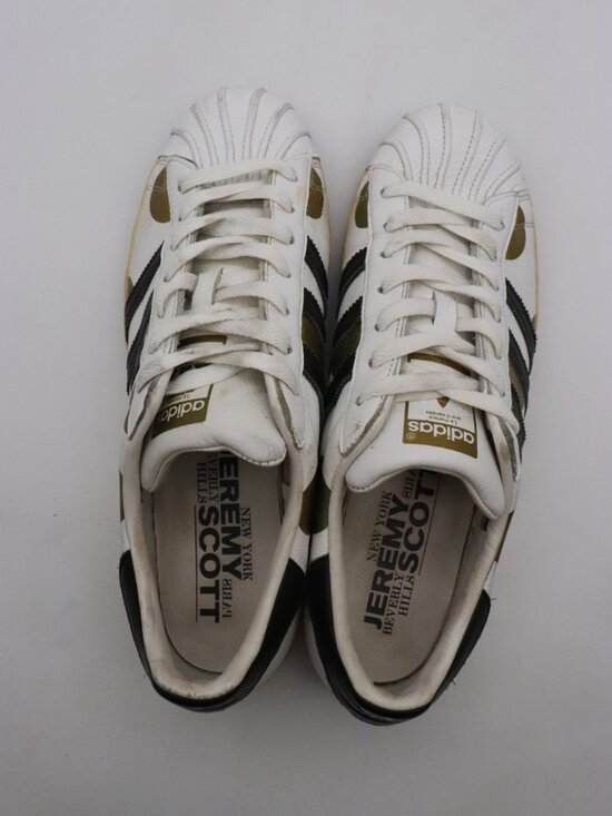 Adidas x Jeremy Scott  Men\'s Size 11 JS Polka Dot Blue White Superstar Sneakers main image 4